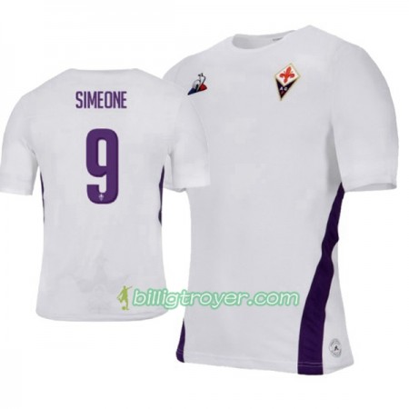 Billige Fotballdrakter ACF Fiorentina Simeone 9 Bortedraktsett 2018/19 Kortermet